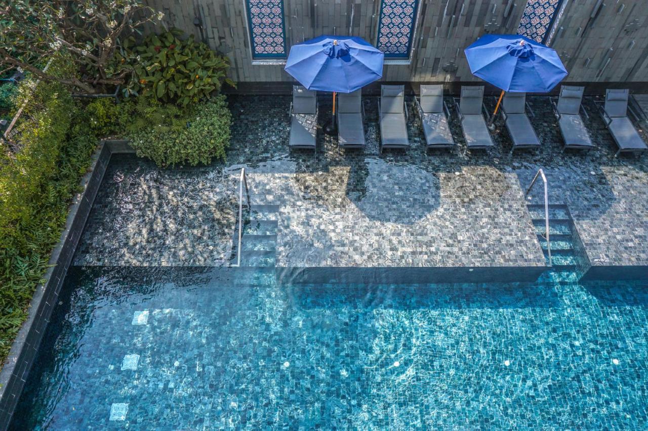 Chambre Lits Jumeaux Standard avec Vue sur la Piscine